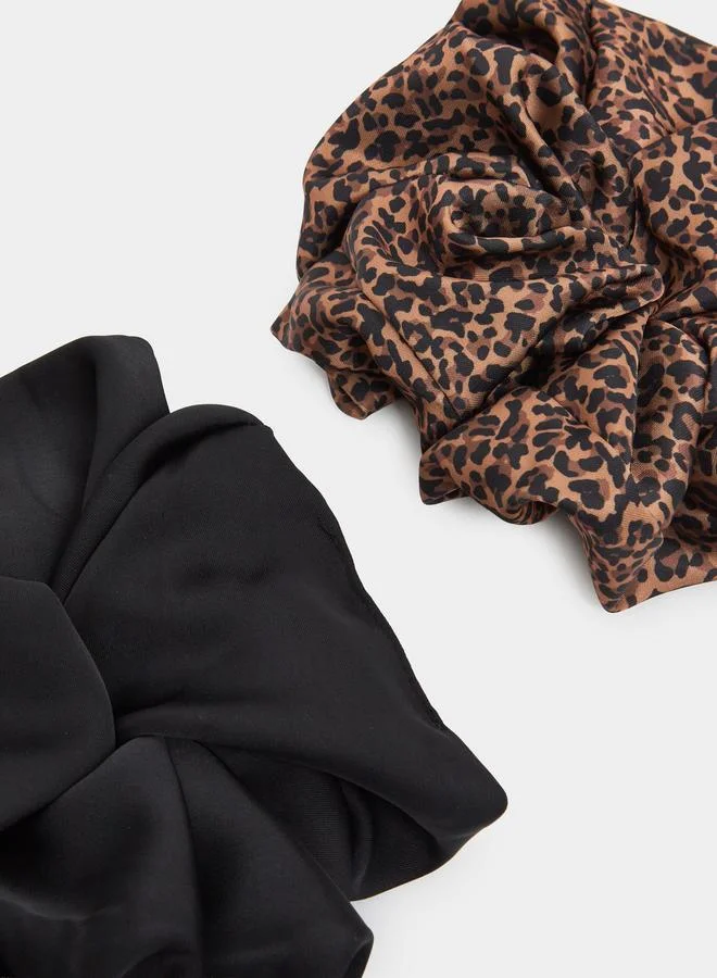 Styli Pack Of 2 - Printed Scrunchies